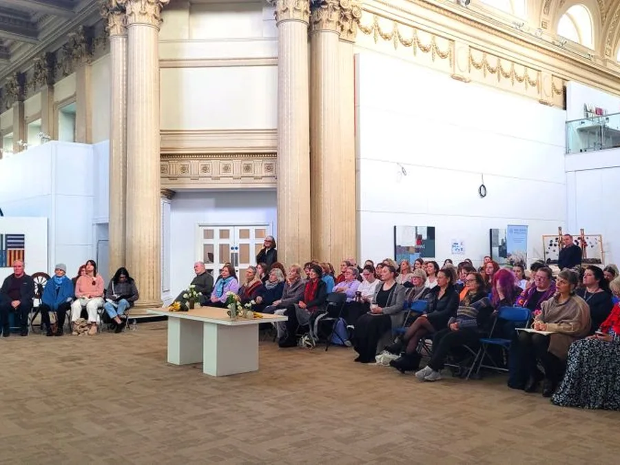 Participants at a Connected Threads seminar